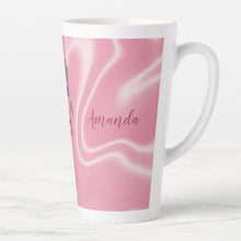 Load image into Gallery viewer, Hummingbird & Flowers - Latte Mug