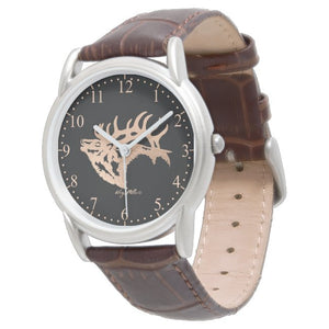 Bull Elk Silhouette - Watch