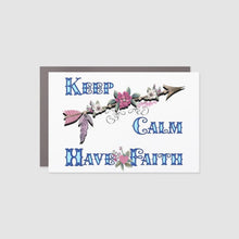 Load image into Gallery viewer, Keep Calm Have Faith - Car Magnet