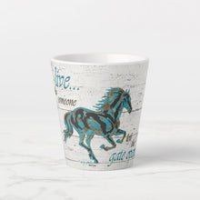 Load image into Gallery viewer, Horse Silhouette- Latte Mug