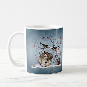 Bunny & Snow Birds - Coffee Mug