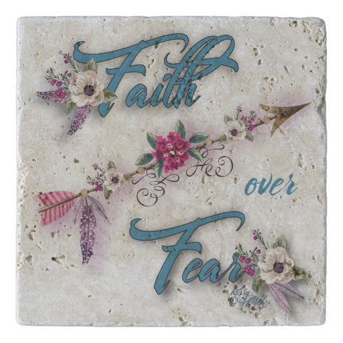 Faith Over Fear - Trivet