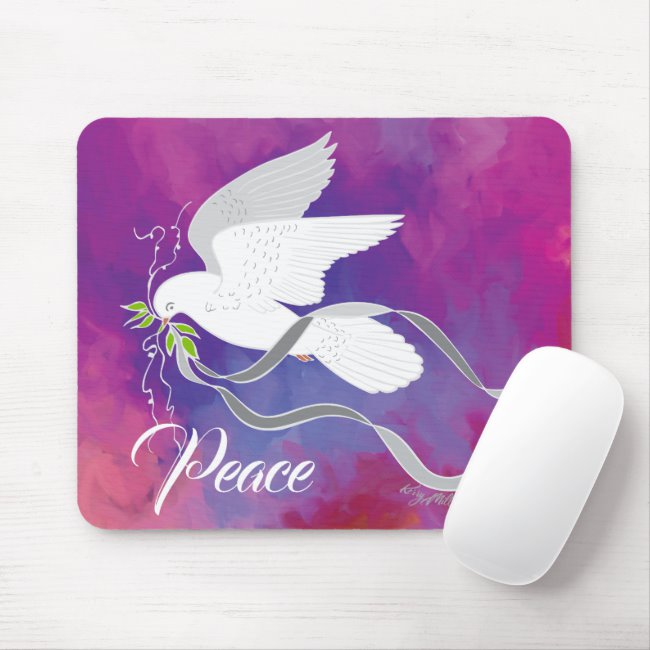 White Dove - Mouse Pad