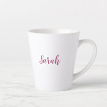 Load image into Gallery viewer, Pink Roses - Latte Mug