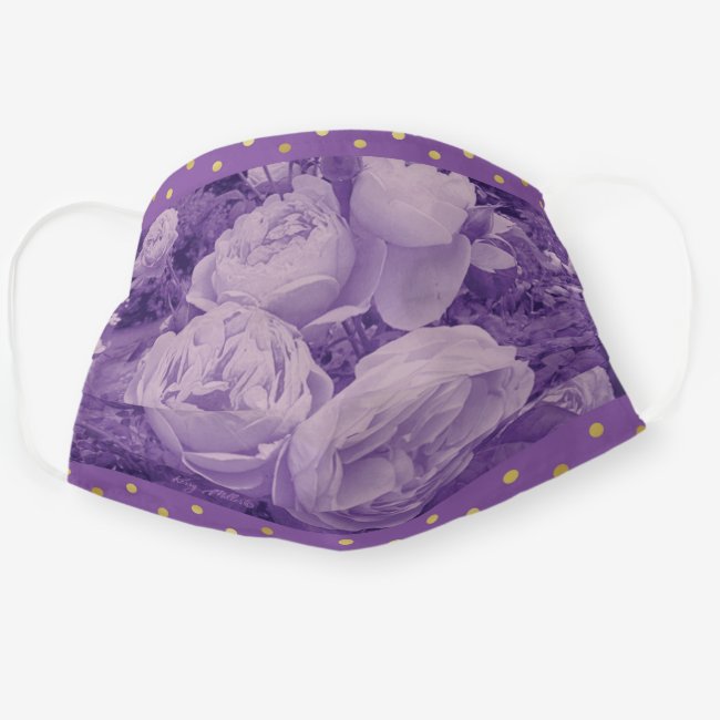 Purple Rose - Cloth Face Mask