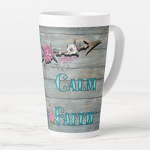 Load image into Gallery viewer, Keep Calm Have Faith - Latte Mug