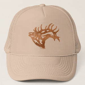 Bull Elk Silhouette - Cap