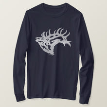 Load image into Gallery viewer, Bull Elk Silhouette - Long Sleeve T-Shirt