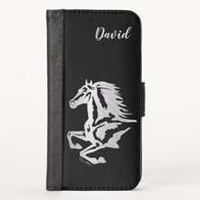 Load image into Gallery viewer, Horse Silhouette - iPhone Wallet Case