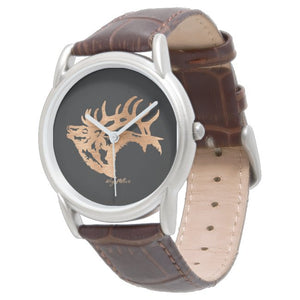 Bull Elk Silhouette - Watch