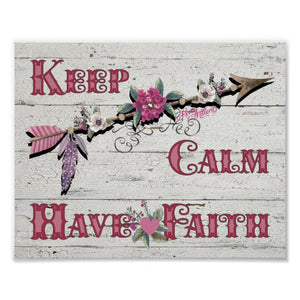 Keep Calm Have Faith - Poster