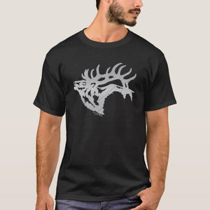 Bull Elk Silhouette -T-Shirt