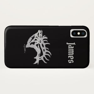 Bull Elk Silhouette - Case-Mate Phone Case