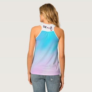 Hummingbird & Flowers - Women's Tank Top