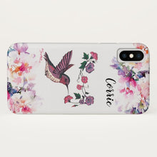 Load image into Gallery viewer, Hummingbird &amp; Flowers - Case-Mate iPhone Case