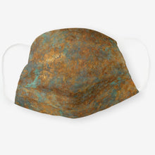 Load image into Gallery viewer, Turquoise And Copper - Cloth Face Mask