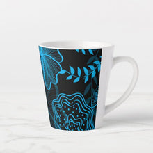 Load image into Gallery viewer, Blue Floral - Latte Mug