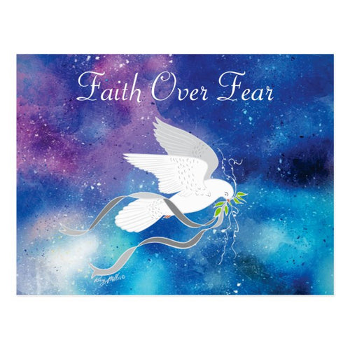 Faith Over Fear Postcard