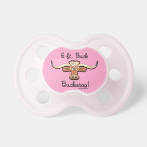 6 Ft. Back Buckaroo, Longhorn Steer - Pacifier