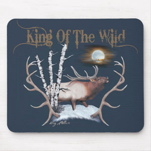 King Of The Wild~Bull Elk - Mouse Pad