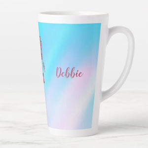 Hummingbird & Flowers - Latte Mug