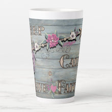 Load image into Gallery viewer, Keep Calm Have Faith - Latte Mug