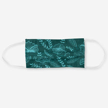 Load image into Gallery viewer, Turquoise Floral - Cloth Face Mask