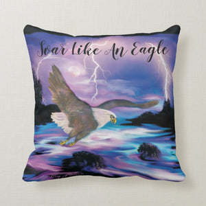 Bald Eagle - Throw Pillow