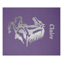 Load image into Gallery viewer, Horse Silhouette - Fleece Blanket