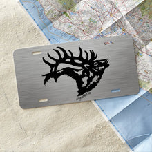 Load image into Gallery viewer, Bull Elk Silhouette - License Plate