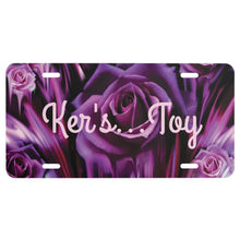 Load image into Gallery viewer, Purple And Pink Roses - License Plate