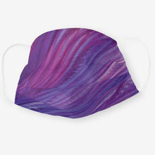 Load image into Gallery viewer, Pink And Purple Swirls - Cloth Face Mask