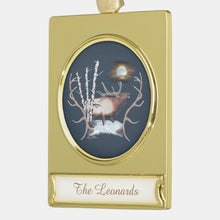 Load image into Gallery viewer, Bull Elk Silhouette - Banner Ornament