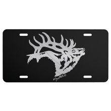 Load image into Gallery viewer, Bull Elk Silhouette - License Plate