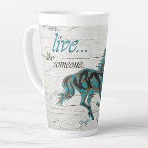 Horse Silhouette - Latte Mug