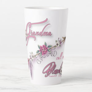 Grandma Call Me Blessed - Latte Mug