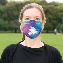 Load image into Gallery viewer, Peace On Earth &amp; White Dove - Cloth Face Mask