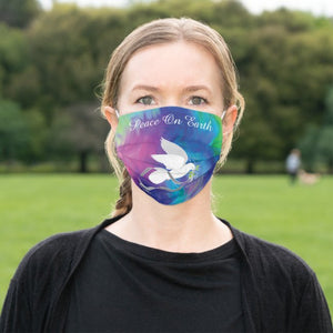 Peace On Earth & White Dove - Cloth Face Mask