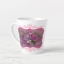 Load image into Gallery viewer, Pink Roses - Latte Mug