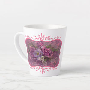 Pink Roses - Latte Mug