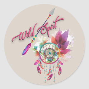 Wild Spirit Classic - Round Sticker