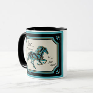 Horse Silhouette - Coffee Mug