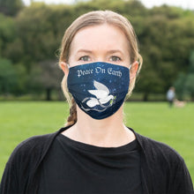 Load image into Gallery viewer, Peace On Earth &amp; White Dove - Cloth Face Mask