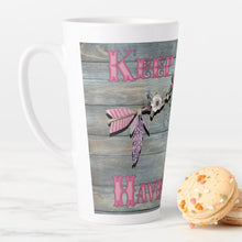 Load image into Gallery viewer, Keep Calm Have Faith - Latte Mug