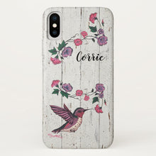 Load image into Gallery viewer, Hummingbird &amp; Flowers - Case-Mate iPhone Case