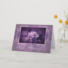 Load image into Gallery viewer, Lilac Floral Mother&#39;s Day - Greeting Card