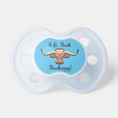 6 Ft. Back Buckaroo, Longhorn Steer - Pacifier