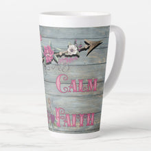 Load image into Gallery viewer, Keep Calm Have Faith - Latte Mug