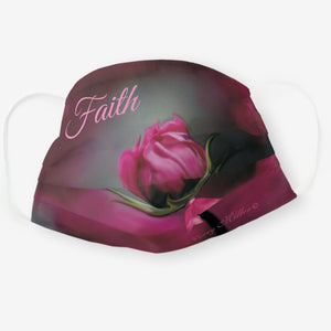 Pink Rosebud - Cloth Face Mask