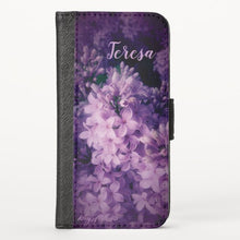 Load image into Gallery viewer, Purple Lilacs - iPhone Wallet Case